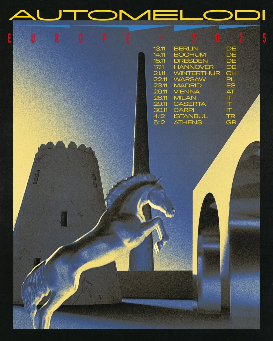 Automelodi "Cavallo" Europe Tour – Fall 2025
