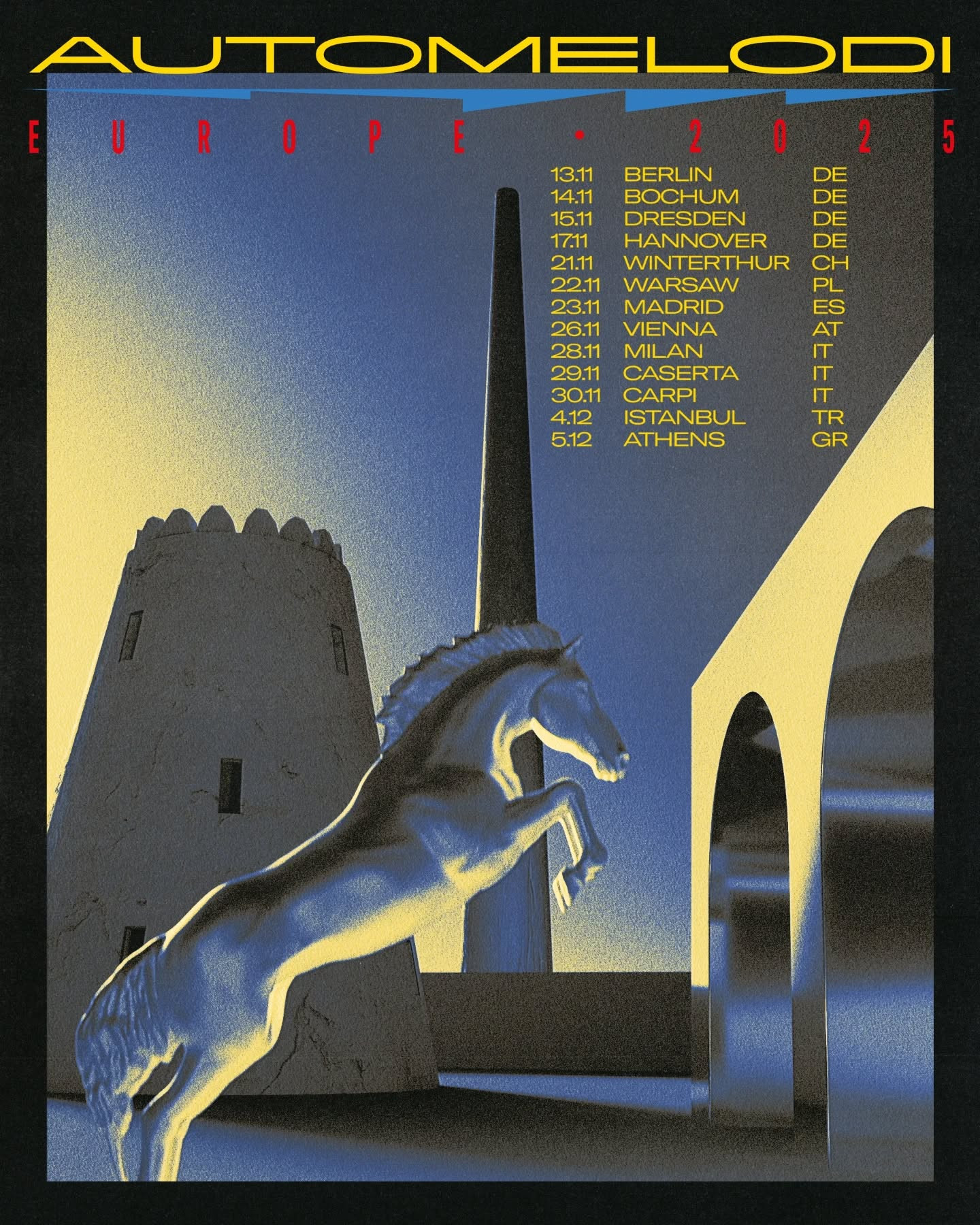 Automelodi "Cavallo" Europe Tour – Fall 2025